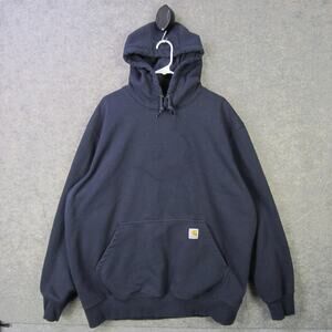 Carhartt Hoodie Mens XL Rain Defender Loose Fit Pullover Sweatshirt Workwear